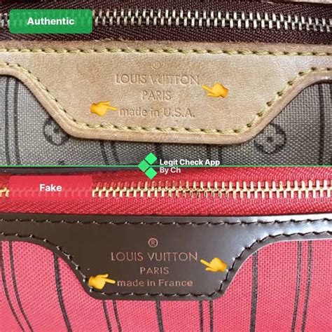 real vs fake louis vuitton monogram|authentic louis vuitton label.